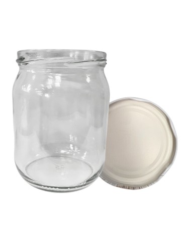 Słoik 540ml KOMPLET z POKRYWKĄ słoik na pasztet dżemy kompot zaprawy 82mm - produkt 2