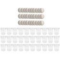 Słoiki 346ml 30 KOMPLETÓW z POKRYWKĄ słoiki na pasztet dżemy grzybki 82mm