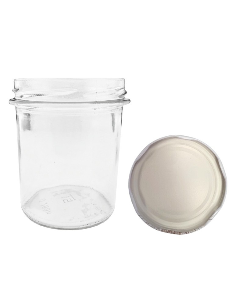 Słoiki - Słoik 346ml KOMPLET z POKRYWKĄ słoik na pasztet dżemy kompot grzybki 82mm - product MODO24.PL 2
