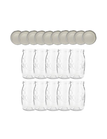 Słoiki 335ml dżemy konfitury kompot sok grzybki 10kpl zakrętki 66mm PZH - produkt 2