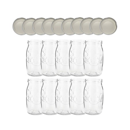 Słoiki 335ml dżemy konfitury kompot sok grzybki 10kpl zakrętki 66mm PZH