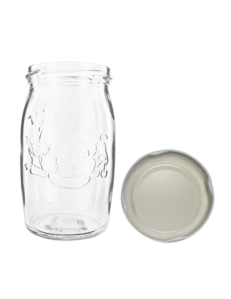 Słoiki - Słoik 335ml dżemy konfitury kompot sok grzybki KOMPLET z POKRYWKĄ 66mm - product MODO24.PL 2