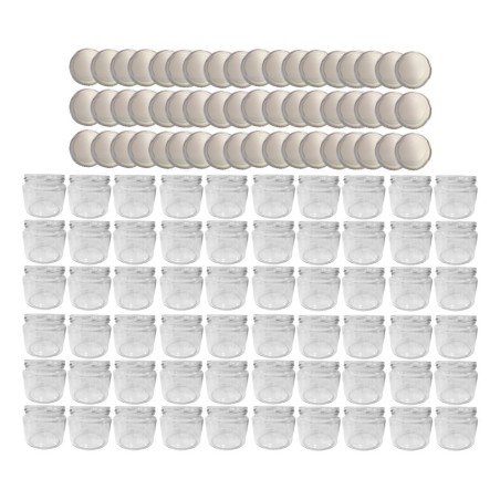 Słoiki 330ml 60 KOMPLETÓW z POKRYWKĄ dżemy konfitury przyprawy grzybki 82mm