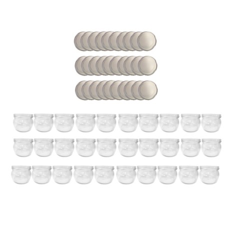 Słoiki 260ml 30 KOMPLETÓW z POKRYWKĄ dżemy konfitury przyprawy deserki 82mm