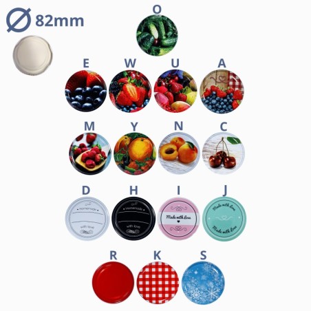 Słoiki 260ml 30 KOMPLETÓW z POKRYWKĄ dżemy konfitury przyprawy deserki 82mm