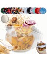 Słoiki 260ml 6 KOMPLETÓW z POKRYWKĄ dżemy konfitury przyprawy deserki 82mm