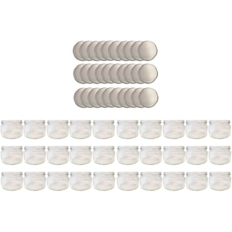 Słoiki 250ml 30 KOMPLETÓW z POKRYWKĄ dżemy konfitury przyprawy deserki 82mm