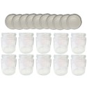 Słoiki 250ml 10 KOMPLETÓW z POKRYWKĄ dżemy konfitury przyprawy deserki 66mm