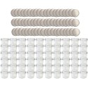 Słoiki 235ml 60 KOMPLETÓW z POKRYWKĄ dżemy konfitury przyprawy deserki 82mm