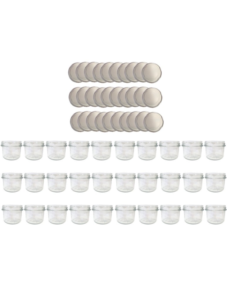 Słoiki - Słoiki 235ml 30 KOMPLETÓW z POKRYWKĄ dżemy konfitury przyprawy deserki 82mm - product MODO24.PL 2