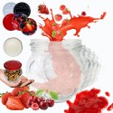 Słoiki 215ml 30 KOMPLETÓW z POKRYWKĄ dżemy konfitury przyprawy deserki 66mm