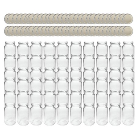 Słoiki 190ml 60x KOMPLET z POKRYWKĄ dżemy konfitury przyprawy deserki 53mm