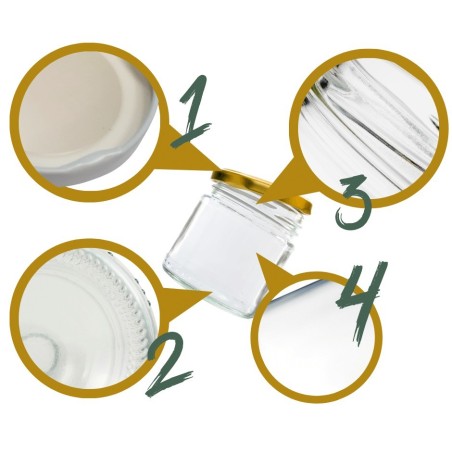 Słoiki 190ml 60x KOMPLET z POKRYWKĄ dżemy konfitury przyprawy deserki 53mm