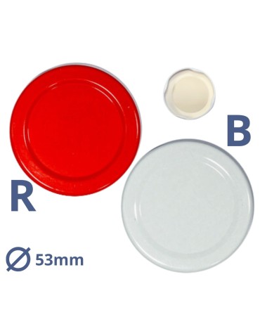 Słoiki - Słoik 190ml KOMPLET z POKRYWKĄ słoik dżemy konfitury przyprawy deserki 53mm - product 5