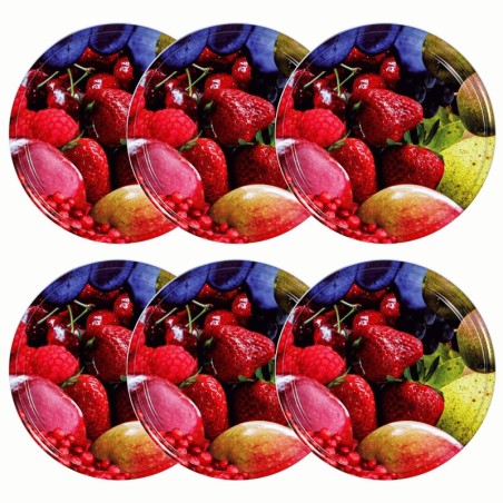 Zakrętki do słoików dekielki pokrywki nakrętki wieczka 82mm 6szt WZÓR U PZH