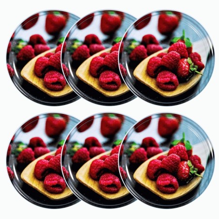 Zakrętki do słoików dekielki pokrywki nakrętki wieczka 82mm 6szt WZÓR M PZH