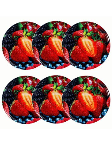 Zakrętki do słoików dekielki pokrywki nakrętki wieczka  66mm 6 szt WZÓR W - produkt 2