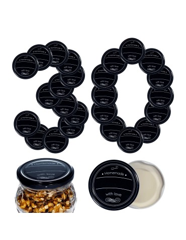 Zakrętki do słoików dekielki pokrywki nakrętki wieczka  66mm 30 szt WZÓR H