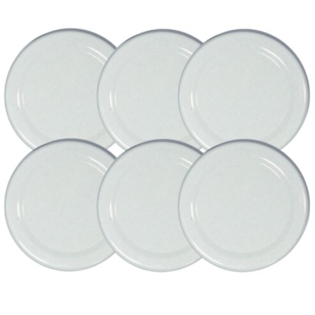 Zakrętki do słoików dekielki pokrywki nakrętki wieczka  53mm 6 szt WZÓR B