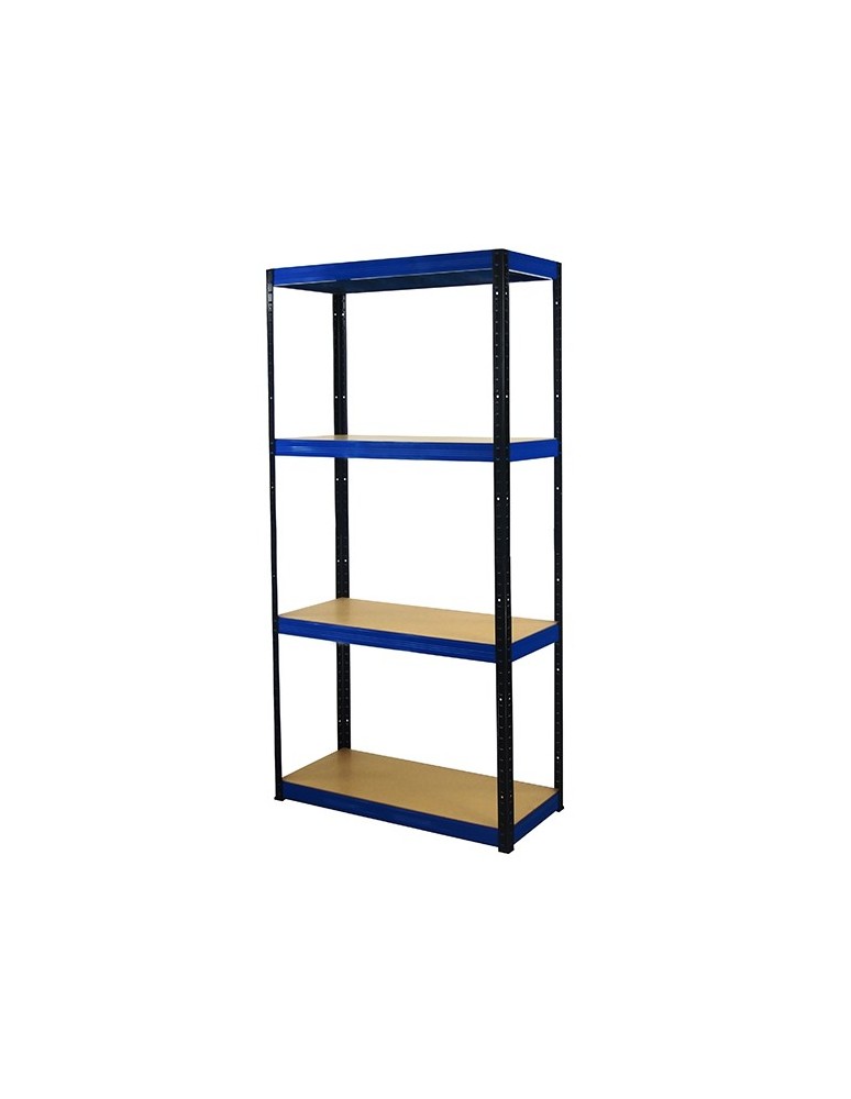 Helios Color - Regał metalowy Helios Color 180x75x35_4 - 175kg / na półkę, kolor: biało-niebieski - product MODO24.PL 6