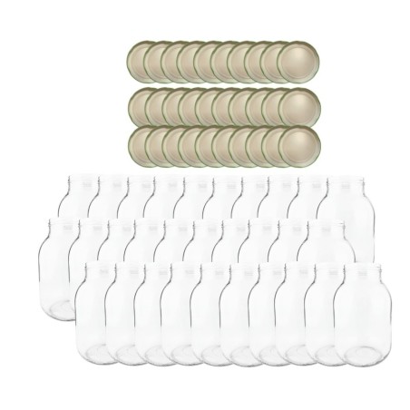 Słoiki 4000ml 4l ogórki soki cukinia grzyby nalewki 30kpl zakrętki 100mm