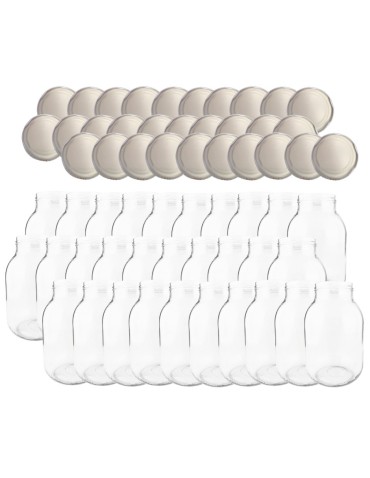 Słoiki - Słoiki 3000ml 3l na ogórki soki grzyby nalewki 30kpl zakrętki 100mm PZH - produkt 15
