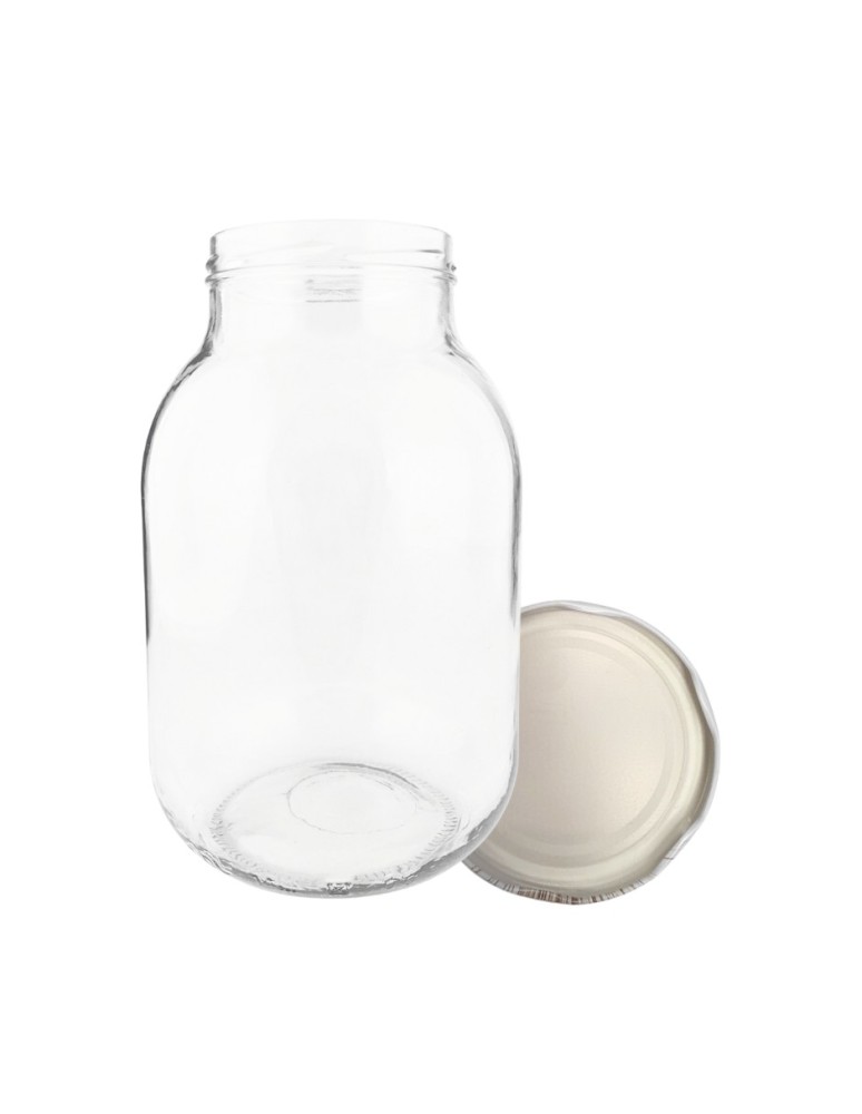 Słoiki - Słoik 3000ml 3l na ogórki soki grzyby nalewki KOMPLET z POKRYWKĄ 100mm PZH - produkt MODO24.PL 15