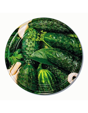 Słoiki i butelki - Zakrętka do słoika dekiel pokrywka nakrętka wieczko wieko 100mm 1szt WZÓR O - produkt 41