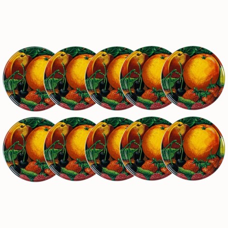 Zakrętki do słoików dekielki pokrywki nakrętki wieczka 82mm 10 szt WZÓR Y