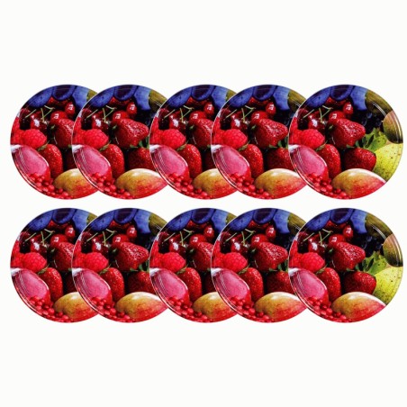 Zakrętki do słoików dekielki pokrywki nakrętki wieczka  66mm 10 szt WZÓR U