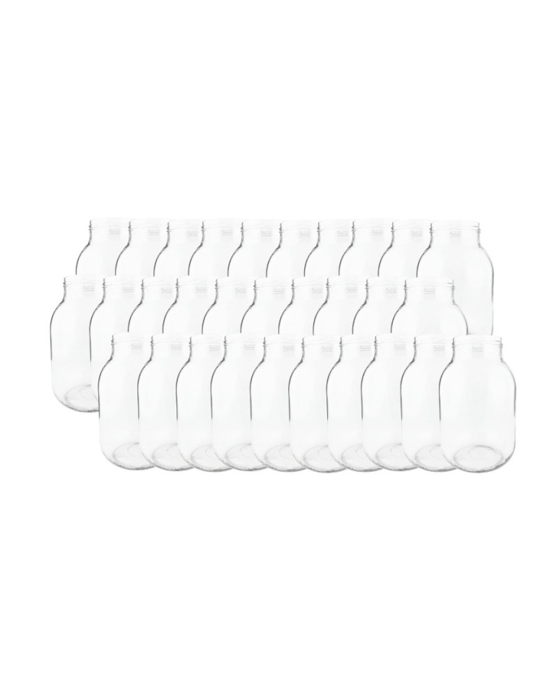Słoiki - Słoiki 4000ml 4l na ogórki soki cukinia grzyby nalewki 30sztuk 100mm PZH - produkt MODO24.PL 28