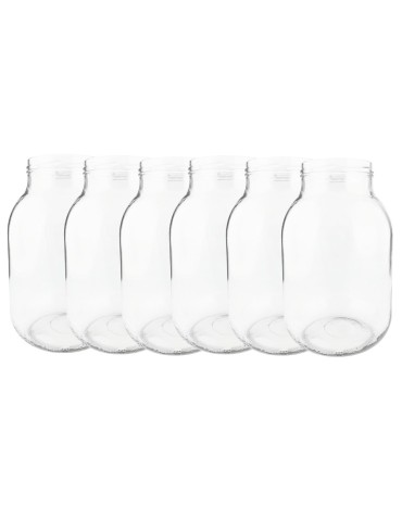 Słoiki - Słoiki 3000ml 3l na ogórki soki suszone grzyby nalewki 6sztuk 100mm PZH - product 15