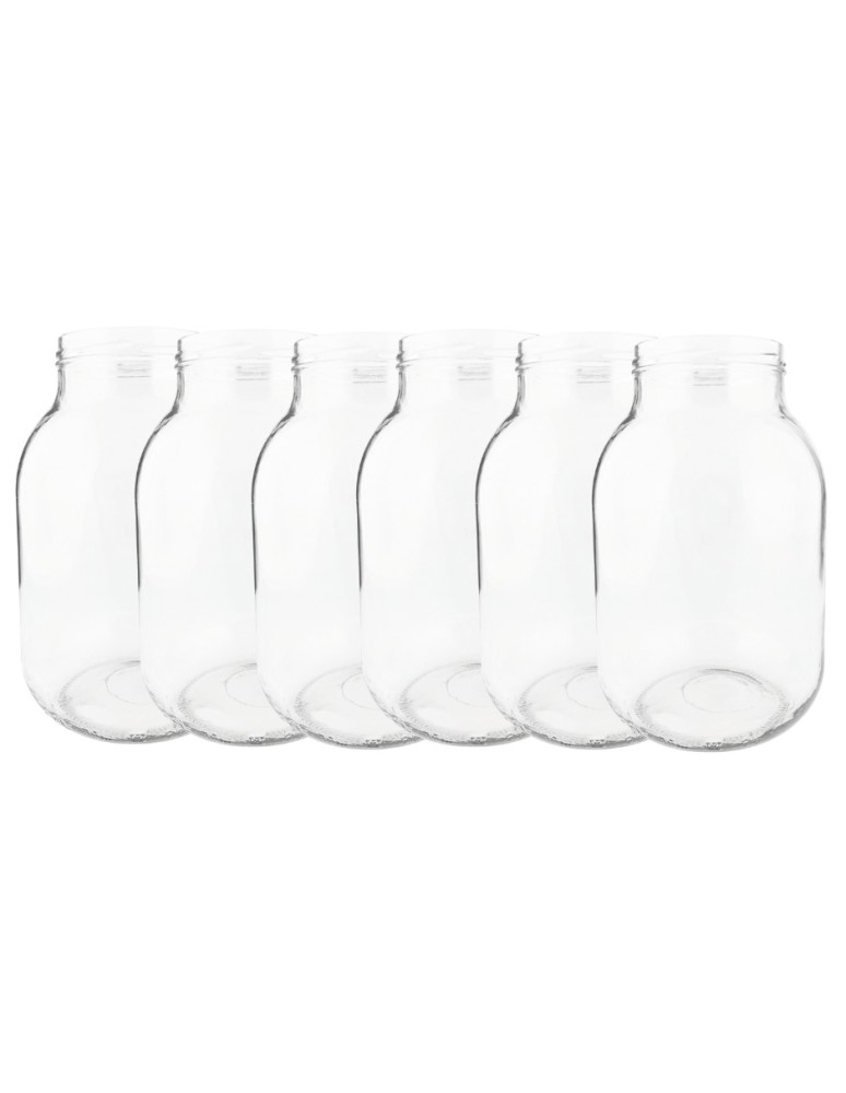 Słoiki - Słoiki 3000ml 3l na ogórki soki suszone grzyby nalewki 6sztuk 100mm PZH - product MODO24.PL 15