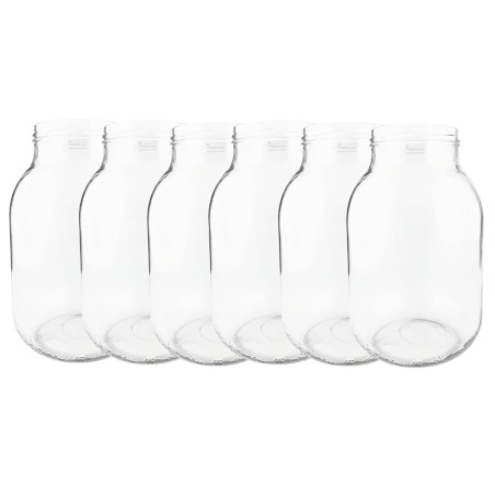 Słoiki 3000ml 3l na ogórki soki suszone grzyby nalewki 6sztuk 100mm PZH