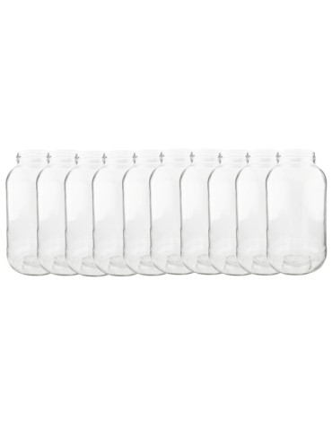 Słoiki - Słoiki 2000ml 2l na ogórki soki suszone grzyby nalewki 10sztuk 82mm PZH - product 15