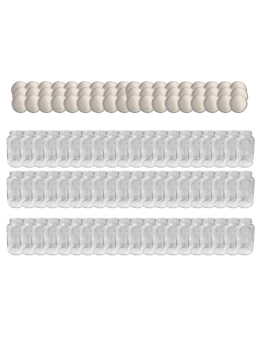 Słoiki - Słoiki 1500ml 1,5l ogórki małosolne sok grzyby nalewki 60kpl zakrętki 82mm - product 15