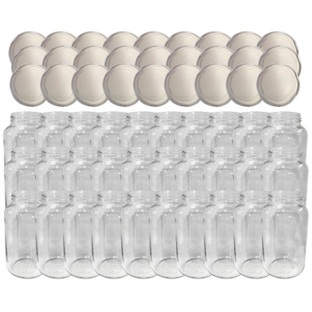 Słoiki 1500ml 1,5l ogórki małosolne sok grzyby nalewki 30kpl zakrętki 82mm