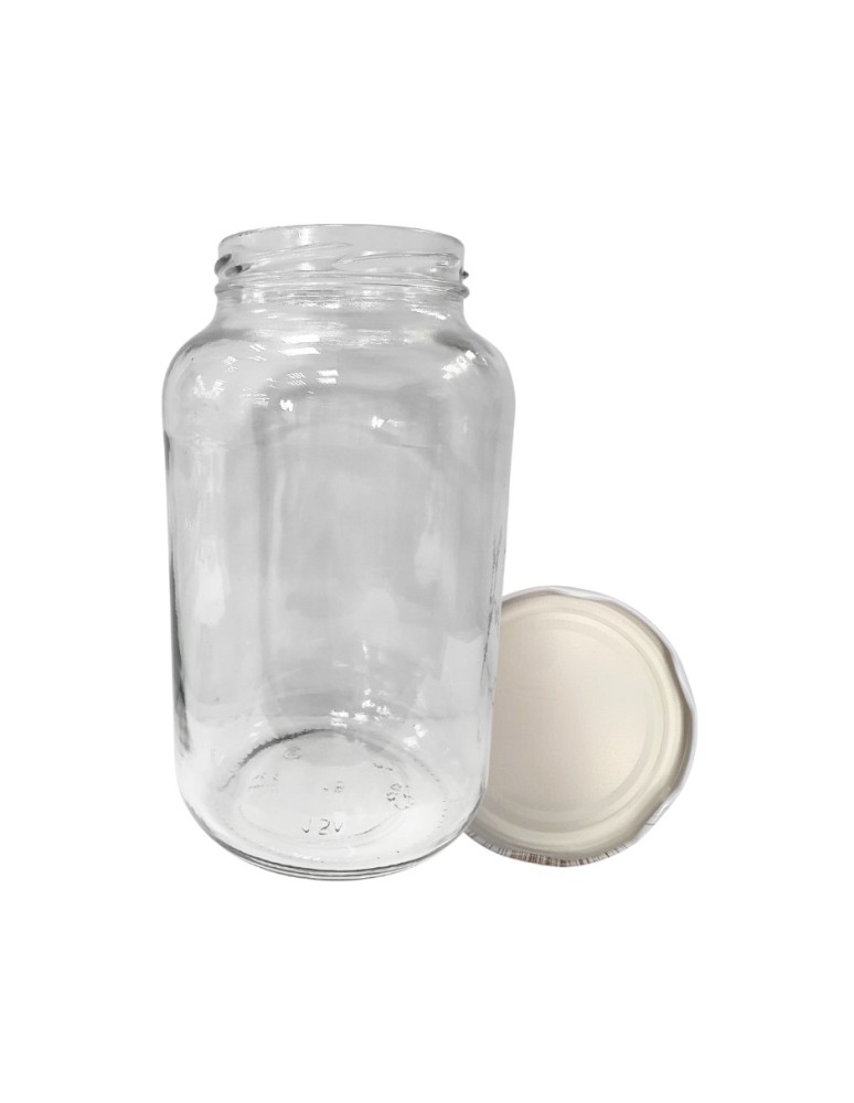 Słoiki - Słoik 1500ml 1,5l na ogórki małosolne soki nalewki KOMPLET z POKRYWKĄ 82mm - product MODO24.PL 15