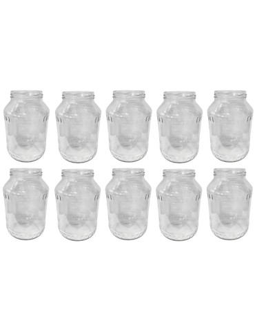 Słoiki - Słoiki 1500ml 1,5l na ogórki małosolne soki grzyby nalewki 10szt. 82mm PZH - product 15