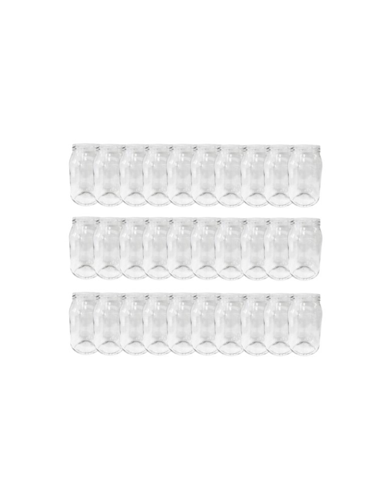 Słoiki - Słoiki 900ml słoiki na miód ogórki małosolne sałatki 30sztuk 82mm PZH 0,9L - product MODO24.PL 14