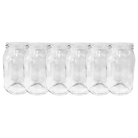Słoiki 900ml słoiki na miód ogórki małosolne sałatki 6sztuk 82mm 0,9L