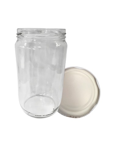 Słoiki - Słoik 720ml słoik na ogórki dżemy przeciery sałatki KOMPLET z POKRYWKĄ 82mm - product 15