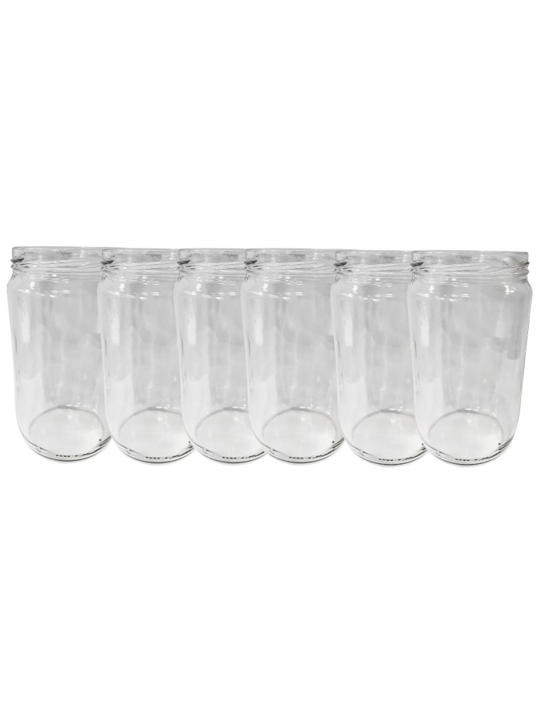 Słoiki - Słoiki 720ml słoiki na ogórki dżemy szparagi przeciery sałatki 6sztuk 82mm - product MODO24.PL 15
