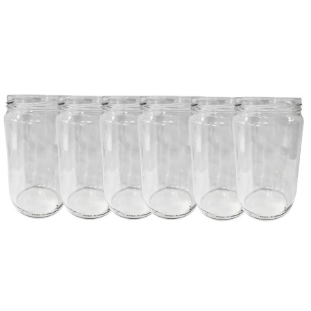 Słoiki 720ml słoiki na ogórki dżemy szparagi przeciery sałatki 6sztuk 82mm