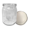 Słoik 540ml KOMPLET z POKRYWKĄ słoik na pasztet dżemy kompot zaprawy 82mm