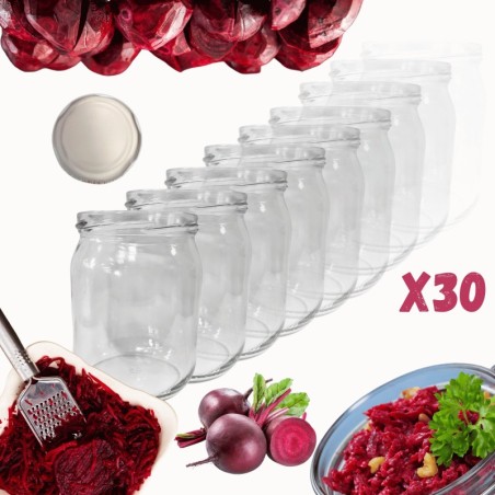 Słoiki 540ml słoiki na pasztet dżem kompot grzybki zaprawy 30szt. 82mm