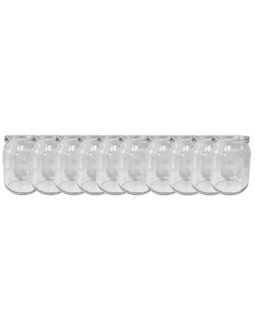 Słoiki - Słoiki 540ml słoiki na pasztet dżem kompot grzybki zaprawy 10szt. 82mm - product 15