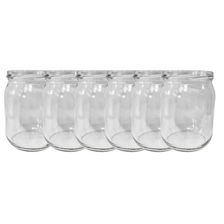 Słoiki 540ml słoiki na pasztet dżem kompot grzybki zaprawy 6szt. 82mmmm