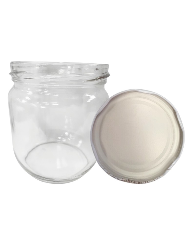 Słoiki - Słoik 425ml KOMPLET z POKRYWKĄ słoik na pasztet dżemy kompot grzybki 82mm - product MODO24.PL 15