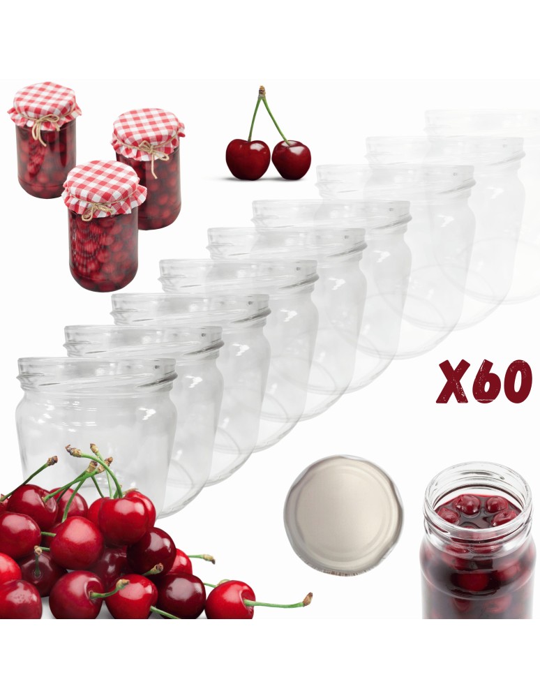 Słoiki - Słoiki 425ml słoiki na pasztet dżem kompot grzybki kiełbasa 60szt. 82mm - produkt MODO24.PL 1